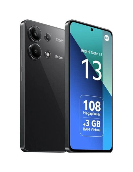 SMARTPHONE XIAOMI REDMI NOTE 13 6.67 FHD+ 8GB/128GB/108MP/NFC/4G BLACK