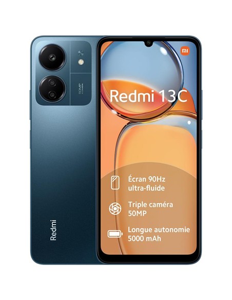 SMARTPHONE XIAOMI REDMI 13C 6.74 HD+ 4GB/128GB/50MPX/NFC/4G BLUE