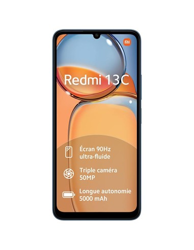 SMARTPHONE XIAOMI REDMI 13C 6.74 HD+ 4GB/128GB/50MPX/NFC/4G BLUE