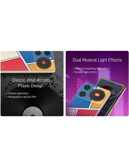 SMARTPHONE ZTE NUBIA MUSIC 6.6 HD+ 4GB/128GB/50MPX 100DB POP ART