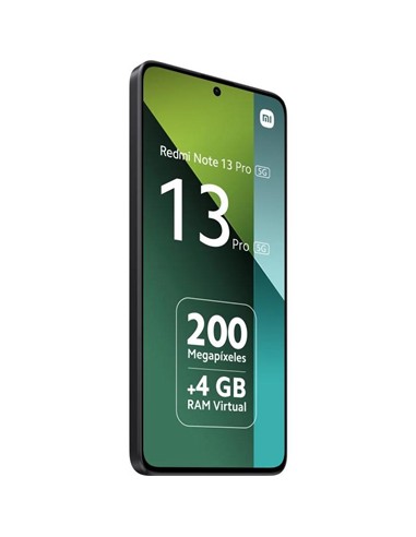 SMARTPHONE XIAOMI REDMI NOTE 13 PRO 6.67 FHD+ 8GB/128GB/200MP/NFC/5G BLACK