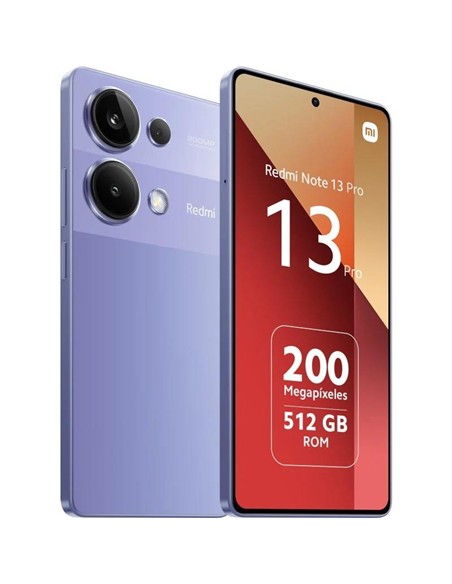 SMARTPHONE XIAOMI REDMI NOTE 13 PRO 6.67 12GB/512G/200MP/NFC/4G PURPLE