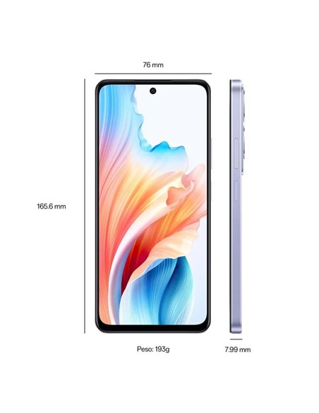 SMARTPHONE OPPO A79 6.72 FHD+ 8GB/256GB/NFC/50MPX/5G DAZZLING PURPLE