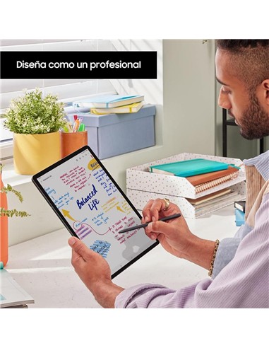 TABLET SAMSUNG 12.4 TAB S7 FE 6GB/128GB ANDROID BLACK + S-PEN