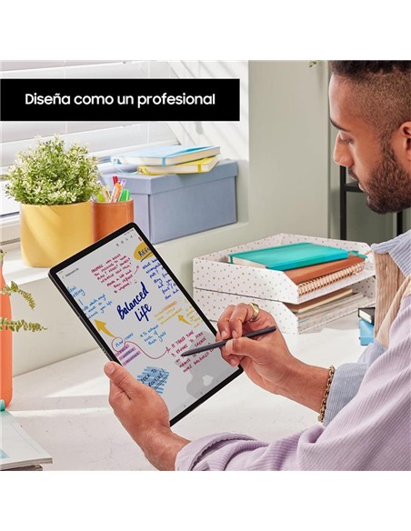 TABLET SAMSUNG 12.4 TAB S7 FE 6GB/128GB ANDROID BLACK + S-PEN