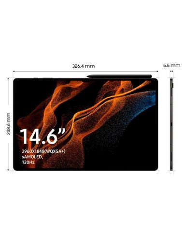 TABLET SAMSUNG 14.6 TAB S8 ULTRA 12GB/256GB ANDROID GREY+ S-PEN