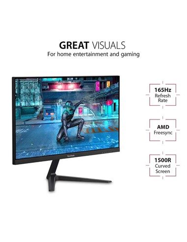 MONITOR VIEWSONIC 27 CURVO LED QHD HDMI DP 165Hz