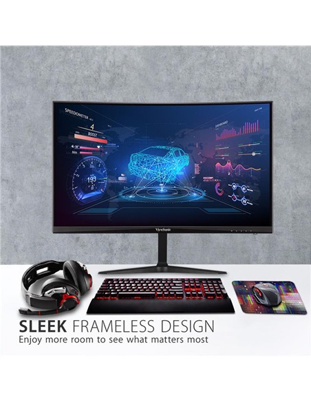 MONITOR VIEWSONIC 27 CURVO LED QHD HDMI DP 165Hz