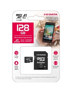 MEMORIA MICRO SD 128GB I-O DATA C10 + ADAPTADOR SD