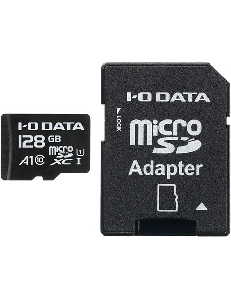 MEMORIA MICRO SD 128GB I-O DATA C10 + ADAPTADOR SD