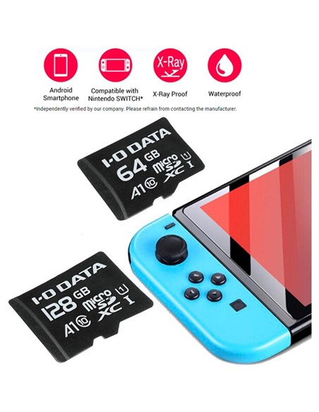 MEMORIA MICRO SD 128GB I-O DATA C10 + ADAPTADOR SD