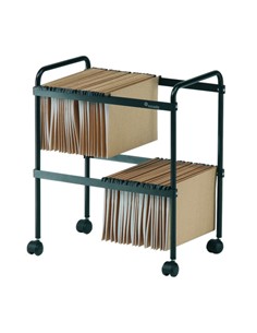 CARRO CARPETAS COLGANTES FOLIO NEGRO ROCADA 300.