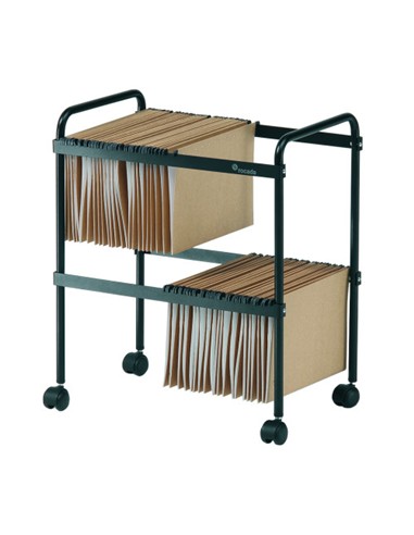 CARRO CARPETAS COLGANTES FOLIO NEGRO ROCADA 300.