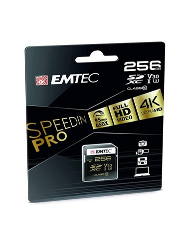 MEMORIA MICRO SD 256GB EMTEC SPEEDIN PRO C10 +...