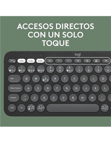 TECLADO LOGITECH PEBBLE KEYS 2 K380S TKL...