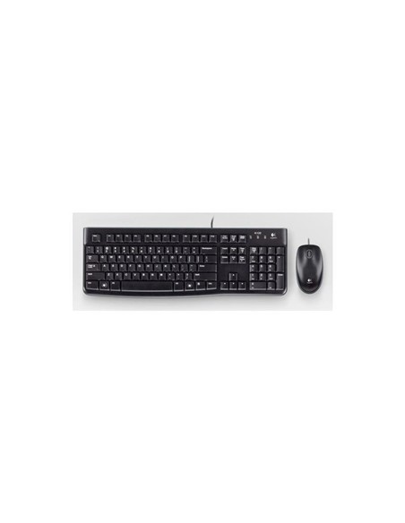 TECLADO + RATON LOGITECH MK120 USB BLACK