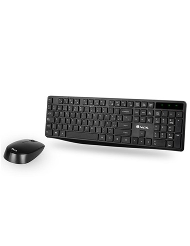 TECLADO + RATON NGS ALLURE WIRELESS BLACK