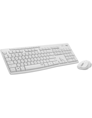 TECLADO + RATON LOGITECH MK295 WIRELESS WHITE
