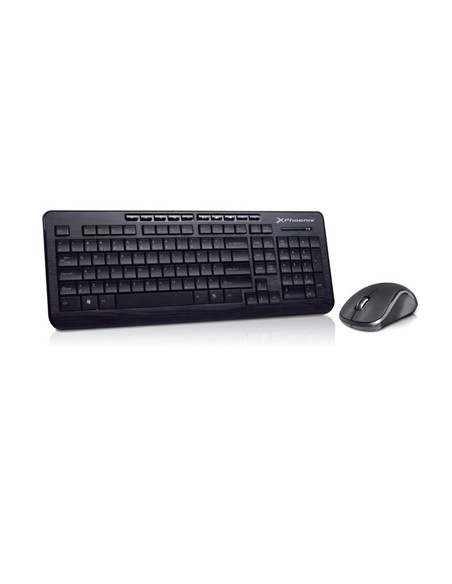 TECLADO + RATON PHOENIX WIRELESS BLACK