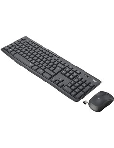 TECLADO + RATON LOGITECH MK295 WIRELESS SILENT GRAFITO