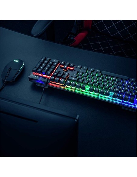 TECLADO + RATON TRUST GXT838 AZOR GAMING RGB