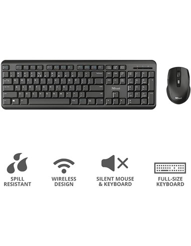 TECLADO + RATON TRUST ODY WIRELESS