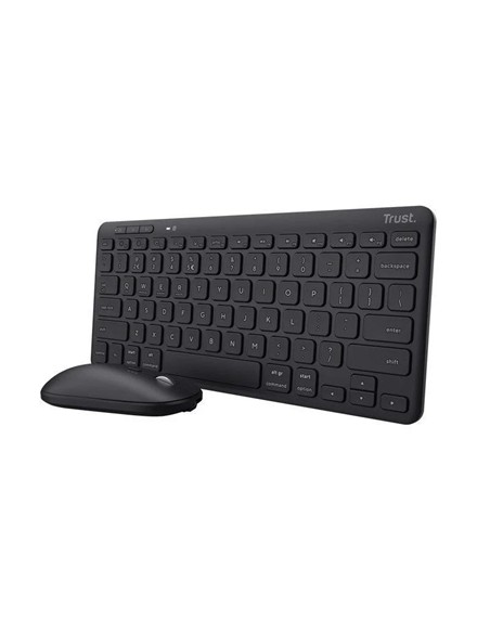 TECLADO + RATON TRUST LYRA TKL WIRELESS MULTIDISPOSITVO BLACK
