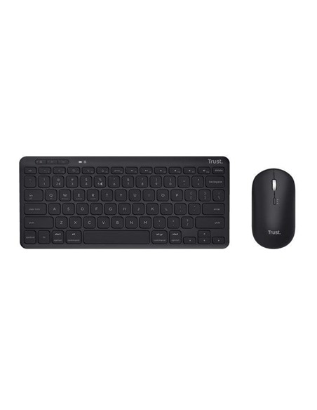 TECLADO + RATON TRUST LYRA TKL WIRELESS MULTIDISPOSITVO BLACK