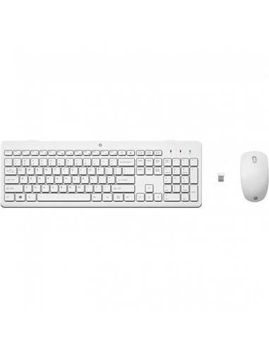 TECLADO + RATON HP 230 WIRELESS WHITE