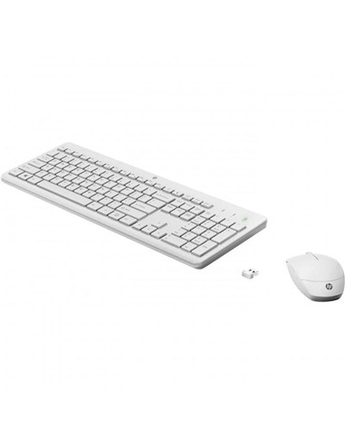 TECLADO + RATON HP 230 WIRELESS WHITE