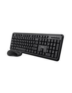 TECLADO + RATON TRUST TKM-360 WIRELESS SILENT BLACK