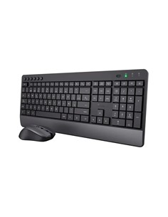TECLADO + RATON TRUST TREZO WIRELESS BLACK ECO