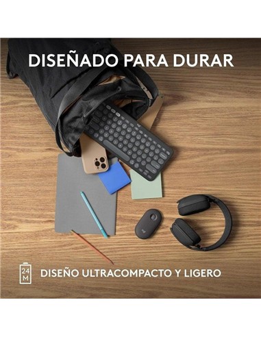 RATON LOGITECH PEBBLE 2 M350S WIRELESS BLACK