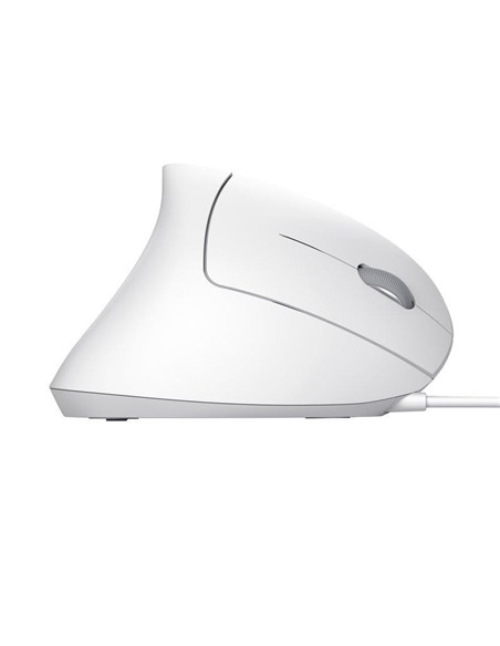 RATON TRUST VERTO USB ERGONOMIC WHITE