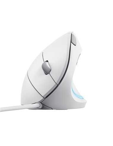 RATON TRUST VERTO USB ERGONOMIC WHITE