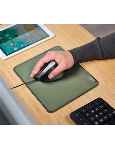 RATON TRUST BAYO II ERGONOMICO 2400 DPI USB BLACK