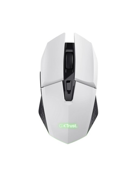 RATON TRUST GAMING GXT 110 FELOX RGB WIRELESS 4800DPI 6 BOTONES WHITE