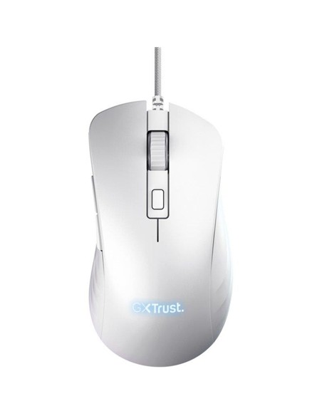 RATON TRUST GAMING GXT 924 YBAR RGB USB 25K DPI WHTE