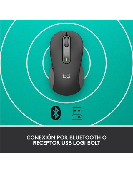 RATON LOGITECH SIGNATURE M650 M WIRELESS BLACK