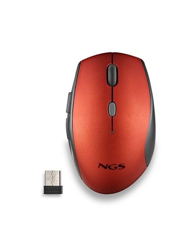 RATON NGS BEE RED ERGONOMICO WIRELESS SILENT RED