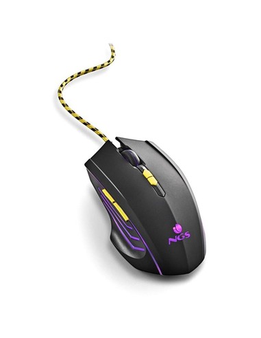 RATON NGS GAMING 6 BOTONES USB RGB BLACK