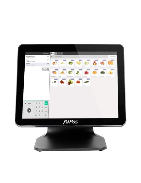 TPV AVPOS K4000 SLIM 15 TACTIL J4125/4GB/SSD128GB/W11P 3YR GARANTIA