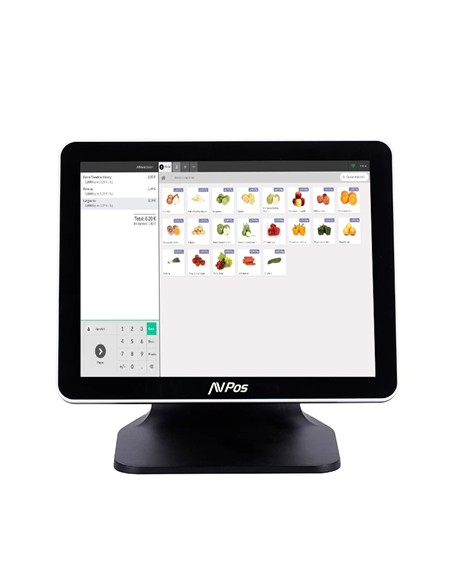 TPV AVPOS K5000 15 ALUMINIO TACTIL INTEL I7 TPM/8GB/SSD128GB/2ªPAN/W11P 3Y