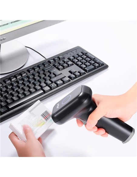 LECTOR AVPOS CODIGO DE BARRAS 1D 2D BT44 BLUETOOTH + BASE