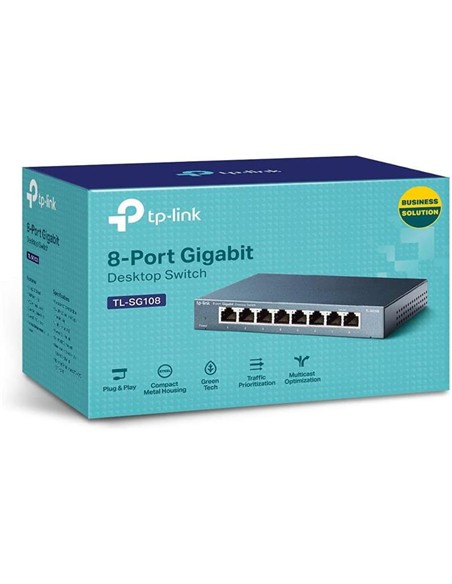 SWITCH TP-LINK TL-SG108 10/100/1000 8 PUERTOS