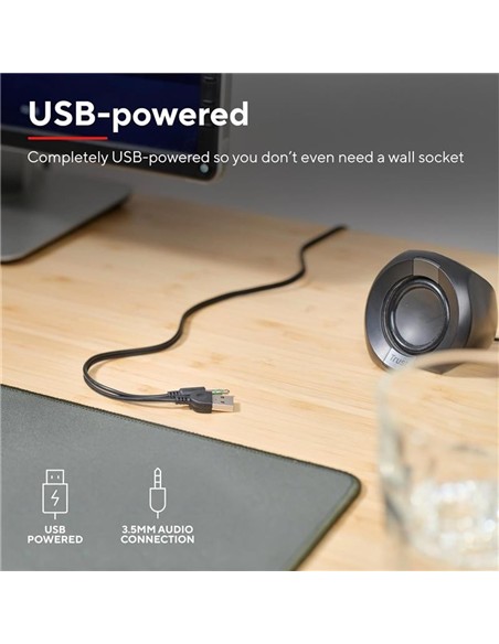 ALTAVOCES TRUST POLO USB 2.0 BLACK