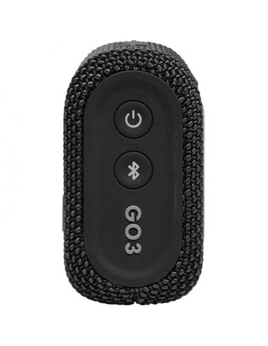 ALTAVOZ JBL GO 3 WIRELESS BLUETOOTH 5.1 IP67 BLACK