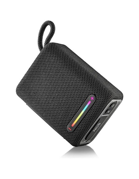 ALTAVOCES NGS ROLLER FURIA RGB PORTATIL WATERPROOF IPX6/BT/USB/AUX BLACK