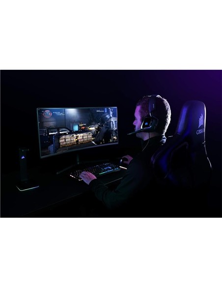 AURICULARES + MICROFONO CORSAIR VOID USB ELITE GAMING HEADSET RGB 7.1 BLACK