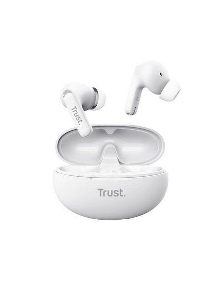 AURICULARES TRUST YAVI EARBUDS ENC BLUETOOTH WIRELESS WHITE